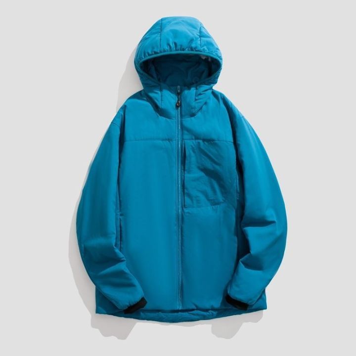 arcteryx-นกบ้านใหม่รุ่น2022สีกลางแจ้งผ้าห่มกันลมเปลือกนุ่มกระเป๋าซิป-hooded-เพิ่มเติมเสื้อคลุมผ้าฝ้าย