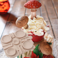 Mushroom Glue Drip Chocolate Mold Glue Drip Mold Mold Mushroom Mold Mushroom Cake Poison Mushroom Sugar