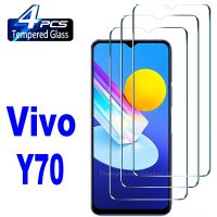 ฟิล์มปกป้องหน้าจอ Y70 Vivo กระจกนิรภัยสำหรับ2/4ชิ้น