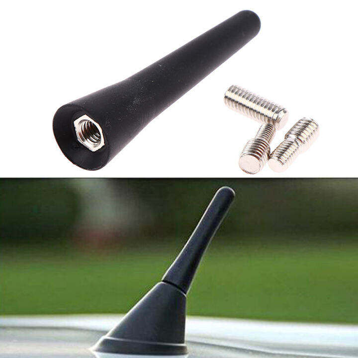 Universal Car Antenna 2.5 Inch Short Car Aerial FM/AM Inputs M4 M5 M6 ...