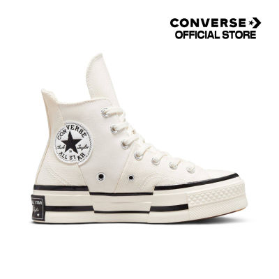 Converse Chuck 70 Plus Canvas - Egret/Black/Egret - Foundational Canvas - Hi - A00915C - A00915CF2CMXX