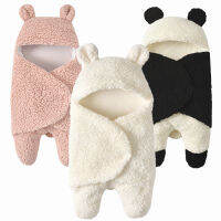 หนา Warm Plush เด็ก Swaddle การ์ตูน Panda การสร้างทารกแรกเกิด Sleeping Wrap ผ้าห่มการถ่ายภาพ Prop สำหรับทารก Boys Girls