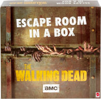 Mattel Escape Room in a Box:The Walking Dead Board Game, Party Game for 4 to 8 Players with Clues &amp; Puzzles Inspired by AMC TV Series, Gift for Teens &amp; Adults Ages 13 Years Old &amp; Up