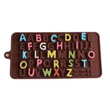 1pc 26 English Alphabet Silicone Mold For Candy & Chocolate Making Diy  Jewelry Handcrafts