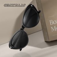 {Paopao glasses}CRIXALIS 2022 Designer แว่นตากันแดดผู้หญิงแบรนด์หรูแว่นตากันแดดหญิง Cat Eye Trend Shades สุภาพสตรี UV400 Zonnebril Dames