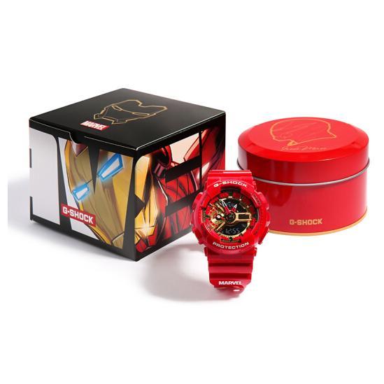 casio-gshock-นาฬิกาข้อมือผู้ชาย-สายเรซิน-รุ่น-ga-110ironman-4pr-x-ironman-limited-edition-สีแดง-กล่องยับ