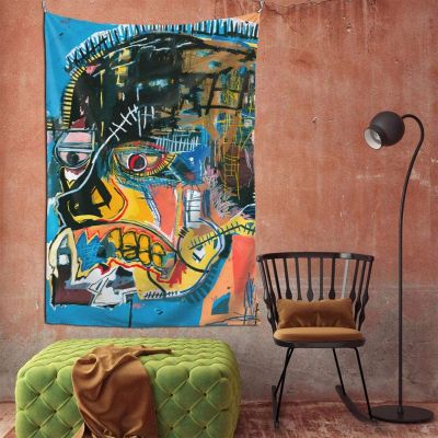 【Cw】Jean-Michel Basquiat Tapestry,Art Wall Hanging