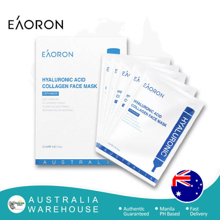 Australian Eaoron Hyaluronic Acid Collagen Face Mask 25ml Lazada PH