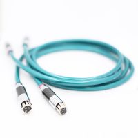 pair 8NX OFC pure copper audio interconnect cable with carbon fiber XLR plug