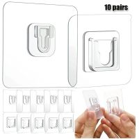 Double Sided Wall Hook Hanging on Hanger Hooks Home Gadgets Wall-mounted Self-adhesive Hook Kitchen Organizer in Bathroom Garden