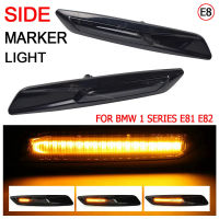 2ชิ้นแบบไดนามิกสีเหลืองอำพัน12โวลต์ LED ไฟเลี้ยวด้านข้างเลี้ยวโคมไฟสำหรับ BMW 1 3 5 Series E90 E91 E92 E93 F30 E61 BMW F10สไตล์