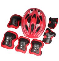 Kids Sport Safety Protection Sets Skate Knee Pads Elbow Pads Wrist Guard Kids Bicycle Helmet Knee Pads