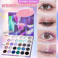 อายแชโดว์พาเลท 30 สี กันน้ำ ติดทน เนื้อแมท eyeshadow