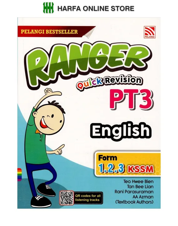 Buku Rujukan Ranger Revisi Cepat PT3 English Tingkatan 1.2.3 KSSM | Lazada