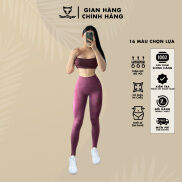 Quần dài Legging Tomtiger Scrunch nữ chất liệu thoáng mát, co giãn