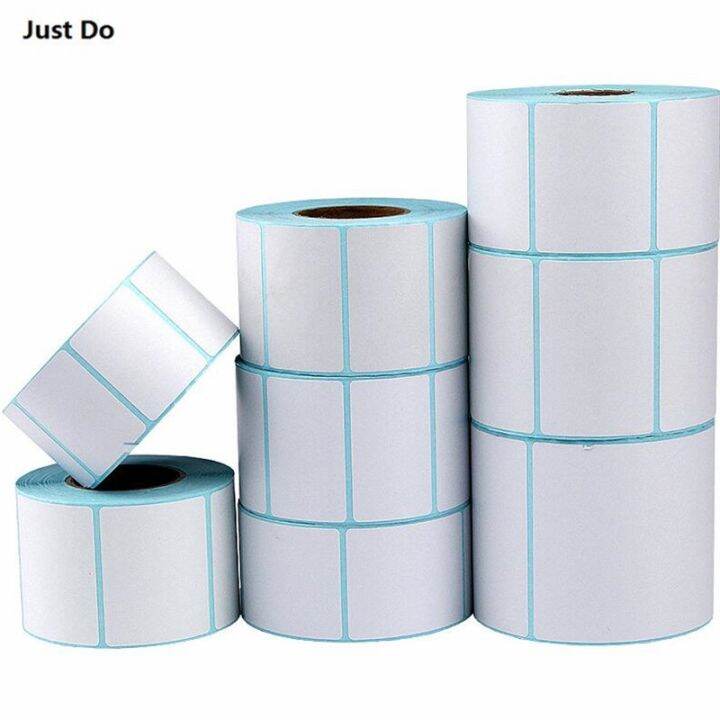 White Thermal Label Sticker Paper Supermarket Price Blank Barcode Label