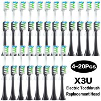 ZZOOI SOOCAS Replacement Toothbrush Head for X3U / X1 / X3 / X5 Sonic Electric Toothbrush Dupont Bristle Sealed Packed 4-20 Pcs