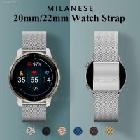 ✇□ Milanese 18mm 20mm 22mm Watch Band for Garmin Venu 2 Plus Quick Release Strap Garmin Venu 2s