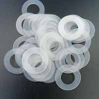 Cincin Segel Pencuci Spacer Datar Plastik Nilon Putih Cincin Gasket M3 M3.5 M4 M5 M5.8 M6 M8 M10 M12 M14 M16 M18 M20