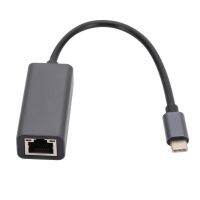 Adaptor Ethernet Tipe C USB3.0 kartu jaringan LAN RJ45 1000Mbps untuk Switch Laptop Dell Ethernet PC Macbook Windows Laptop Nintendo