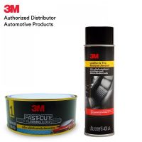 3M LEATHER &amp; TIRE RESTORER AEROSOL 400ML สเปรย์เคลือบเงาเบาะหนังและยางรถยนต์  น้ำยาเคลือบยาง และ  3เอ็ม ผลิตภัณฑ์ครีมขัดลบรอยหยาบ 500 G Rubbing Compound