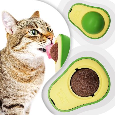 Avocado Catnip Wall Balls Edible Lick Products Spinable Treats