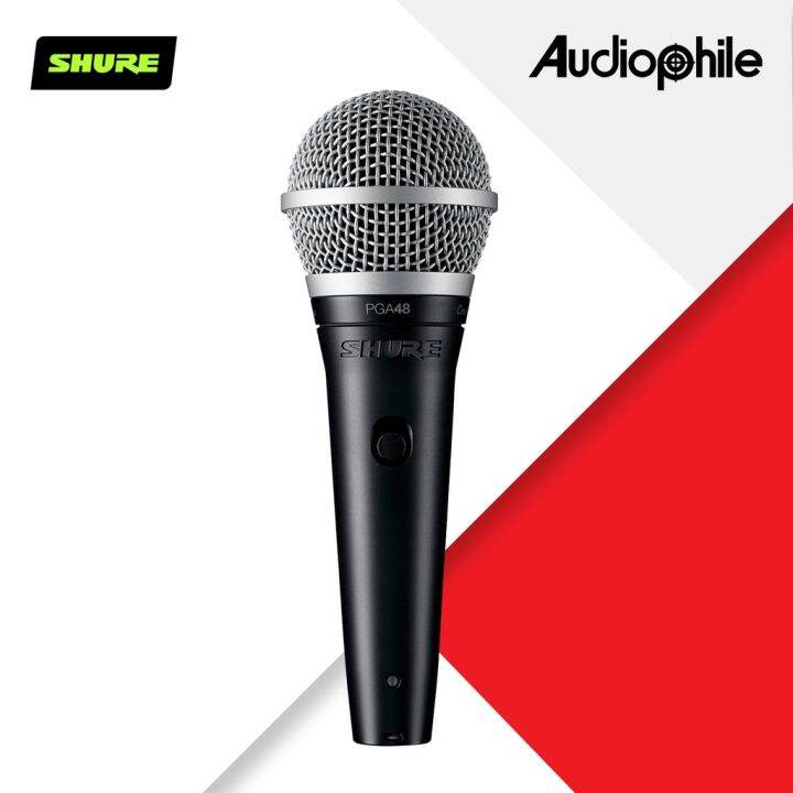 Shure Pga48 Lc Cardioid Dynamic Vocal Mic With Sticker No Cable