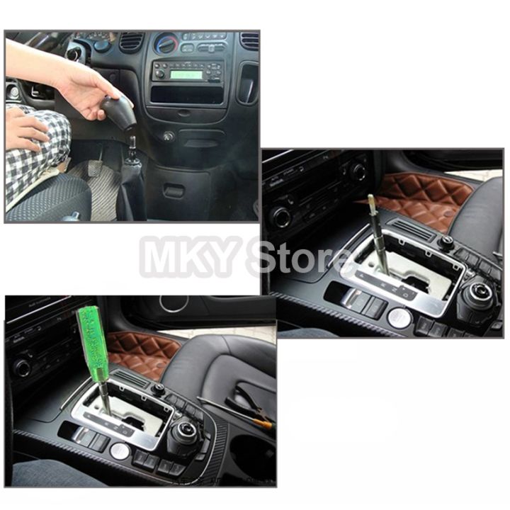 cw-car-shift-knob-15-cm-stick-transparent-shifter-2-adapters