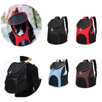 กระเป๋าใส่สัตว์เลี้ยงกระเป๋าเป้สะพายหลัง Dog Cat Outdoor Travel กระเป๋าเป้สะพายหลังตาข่าย Breathable Puppy Chest กระเป๋าเป้สะพายหลังพับแบบพกพา Carrier