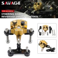 SAVAGE Steering Damper Stabilizer For SUZUKI HAYABUSA GSX1300R 2008-2020 Motorcycle Shock Absorber Kit Reverse Safety Adjustable