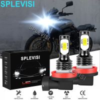 2PCS สีขาว LED ไฟหน้าหลอดไฟ6000K สำหรับ Aprilia RS4 125 TW0 2011 2012 2013 2014 2015 2016 2017 2018 2019 2020 2021