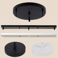 Ceiling Plate Multi Size DIY BlackWhite Plate 2345 Holes Light Fittings Round Rectangular Straight Accessories Lamp Base