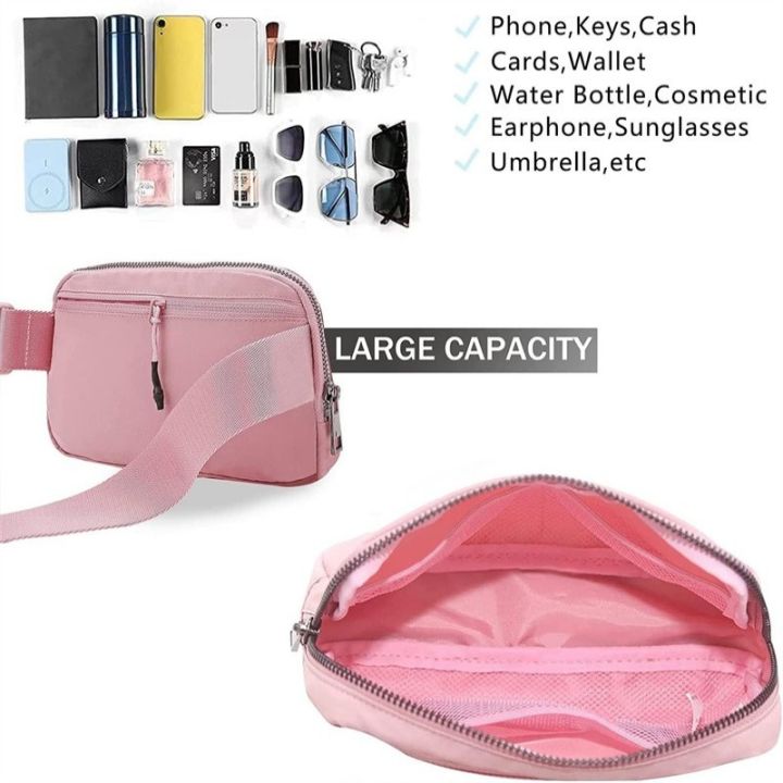 กระเป๋าโทรศัพท์มือถือสำหรับกีฬากลางแจ้งกระเป๋าเข็มขัดสตรีถุงแพ็คเอวคาดลำตัวสำหรับท่องเที่ยวชายหาด