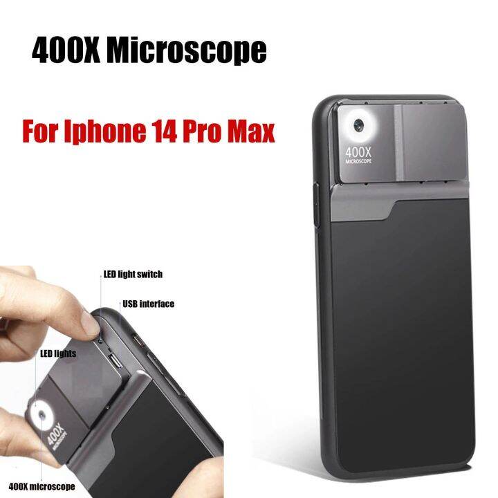 Universal 400X Microscope Phone Amplification HD Optical Lens Mobile