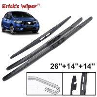 Erick S Ruitenwisser Voor + Achter Wisserbladen Set Kit Voor Honda Fit Jazz MK2 MK3 2009-2017 Voorruit Voorruit 26 "14" 14 "14" 14 "14" 14 "14"