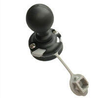 1.57 "Kayak Fishing Black Ball RAM Ball พร้อม Fishing Rode Holder Mount Base สำหรับรางสไลด์