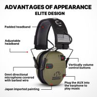 Original Tactical Electronic Shooting Earmuff Outdoor Sports Anti-noise Headset Impact Sound Amplification Hearing