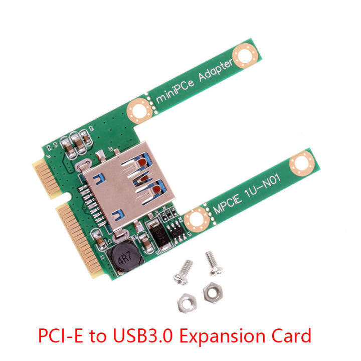 Mini PCIE to USB3.0 Expansion Card Laptop Converter Riser Card W/Screw