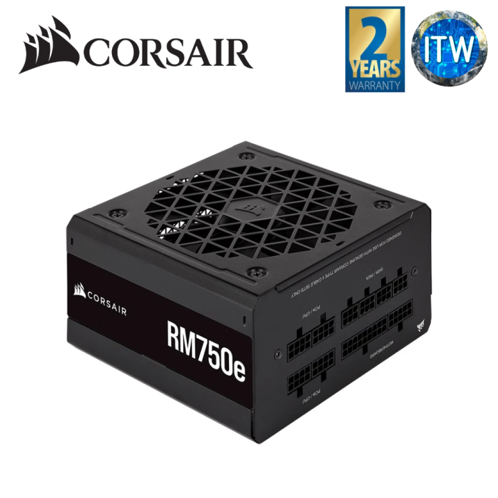 Corsair RM750e - 750w, 80 Gold Ultra-Low Noise Fully Modular ATX Power ...