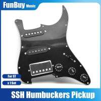 โหลดปิคการ์ดแบบมีสาย SSH เซรามิกส์ Humbucker Pickup ชุดจานสำหรับกีตาร์ไฟฟ้าอะไหล่อุปกรณ์เสริมตัวป้องกัน