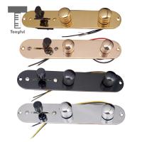 ‘【；】 Tooyful 3 Way Prewired Control Plate Wiring Harness Switch Knobs For Tele TL Guitar Parts