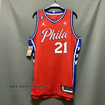 Men Joel Embiid #21 Hardwood Classics Throwback White Logo Black  Philadelphia 76ers Jerseys - Joel Embiid 76ers Jersey - sixers 6 jersey 