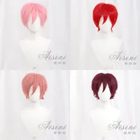 Wig The All-Purpose Inverse Costume Wig Reverse Tilt Thin Face Short Hair 30Cm Cos Wig Unisex Handsome Student Appearance