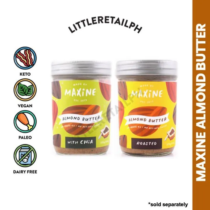 Keto/Low Carb Almond Butter Spread w/ Chia Seeds (Sugar and GlutenFree