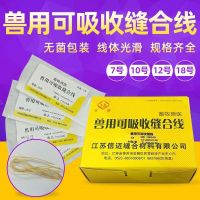 Original High efficiency Veterinary absorbable suture surgical operation pet pig cow protein thread catgut buried thread absorbable meat thread