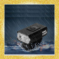 Anakin ไฟจักรยาน รุ่น BK-02 กันน้ำ 2 T6 LED ไฟจักรยานความสว่างสูง แบบชาร์จ Micro USB สีดำ