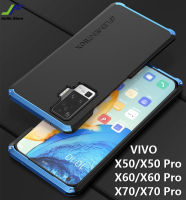 JieFie เคสโทรศัพท์หรูหรา VIVO X50 / X50 Pro / X60 / X60 Pro / X70 / X70 Pro Ultra-Thin อลูมิเนียมองค์ประกอบแฟชั่นเกราะกันกระแทกฝาครอบโทรศัพท์