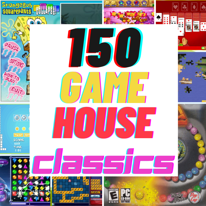 150 GAMEHOUSE CLASSICS COLLECTION PACK PC GAMES BUNDLE for Desktop