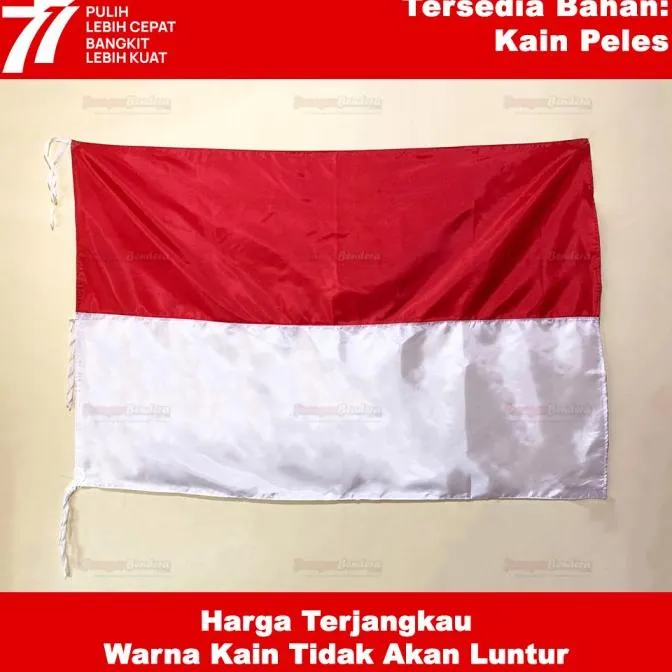 Terbaru Bendera Merah Putih 100X150Cm Satin/Bendera Merah Putih/Bendera ...