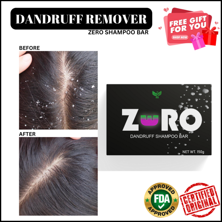 ️NATURAL ZERO Dandruff Shampoo Bar ( dandruff remover , dandruff scalp